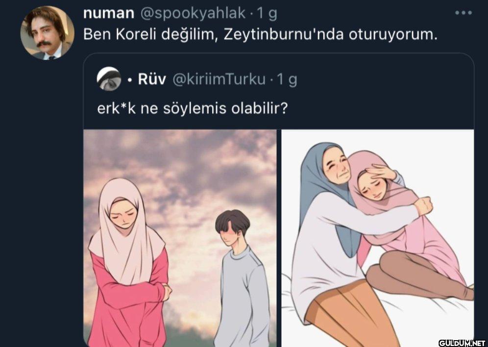 1 g Ben Koreli değilim,...