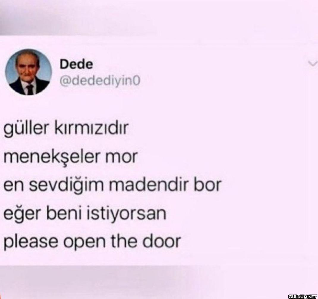 güller kırmızıdır...