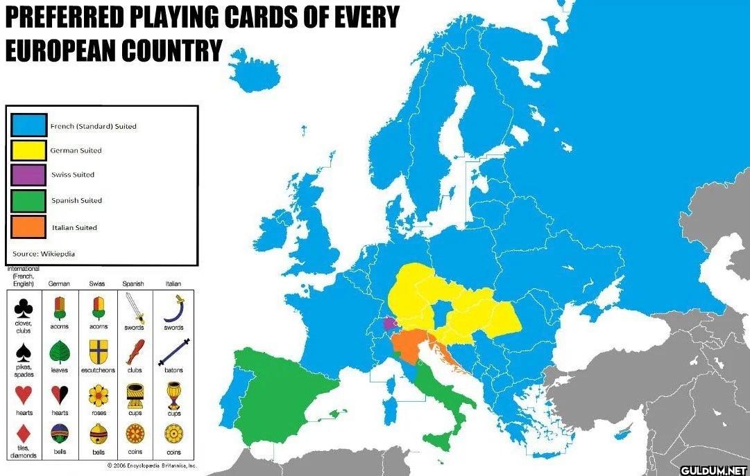Preferred playing cards of...