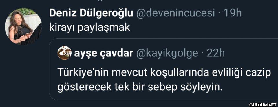· 19h kirayı paylaşmak...