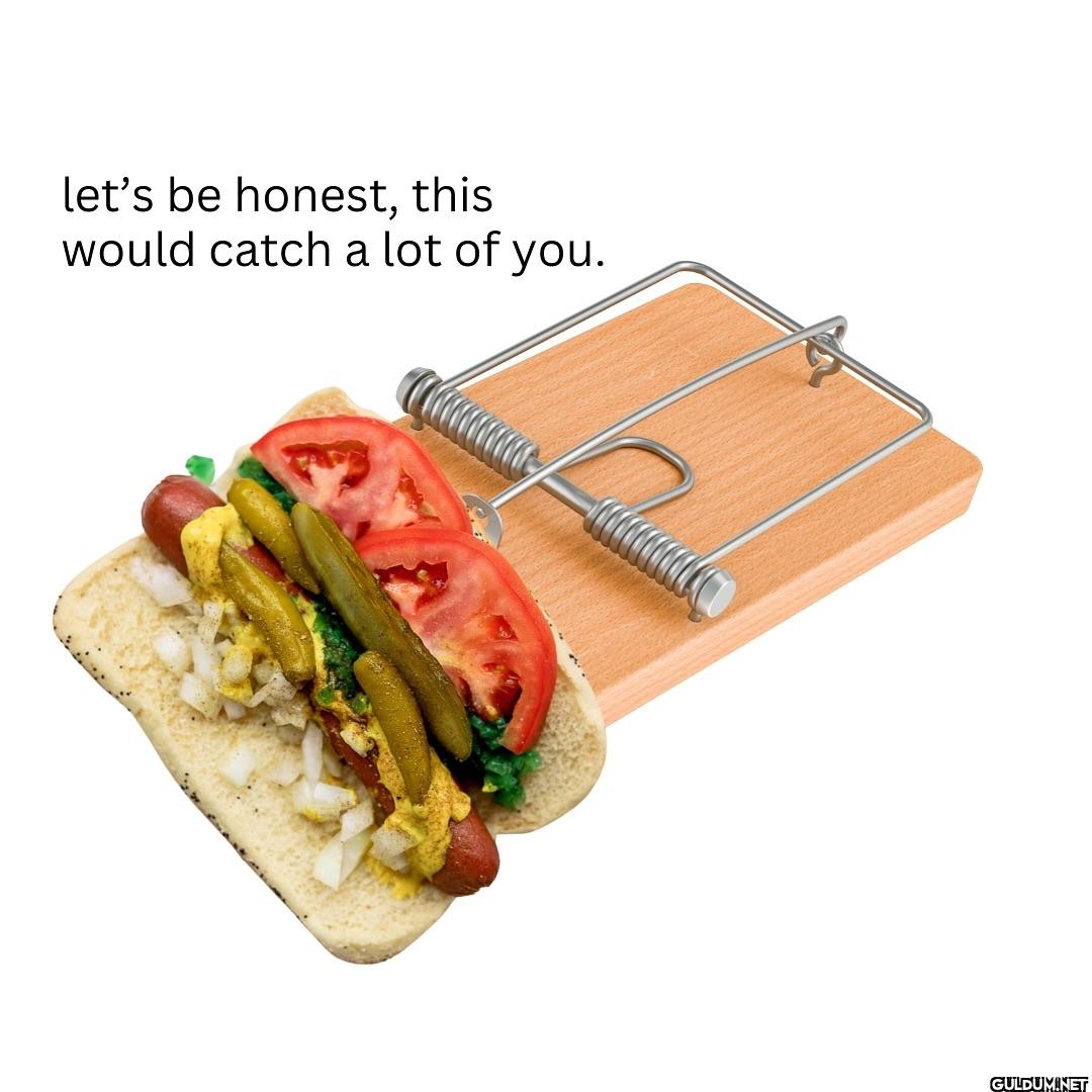 let's be honest, this...