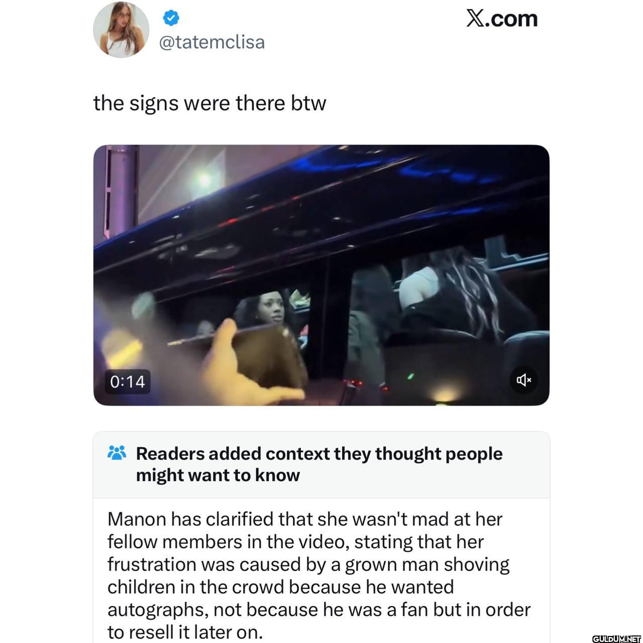 the signs were there btw...