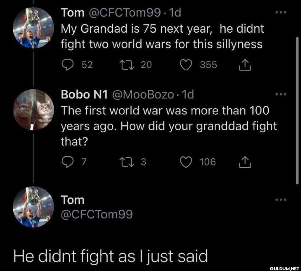 My Grandad is 75 next...