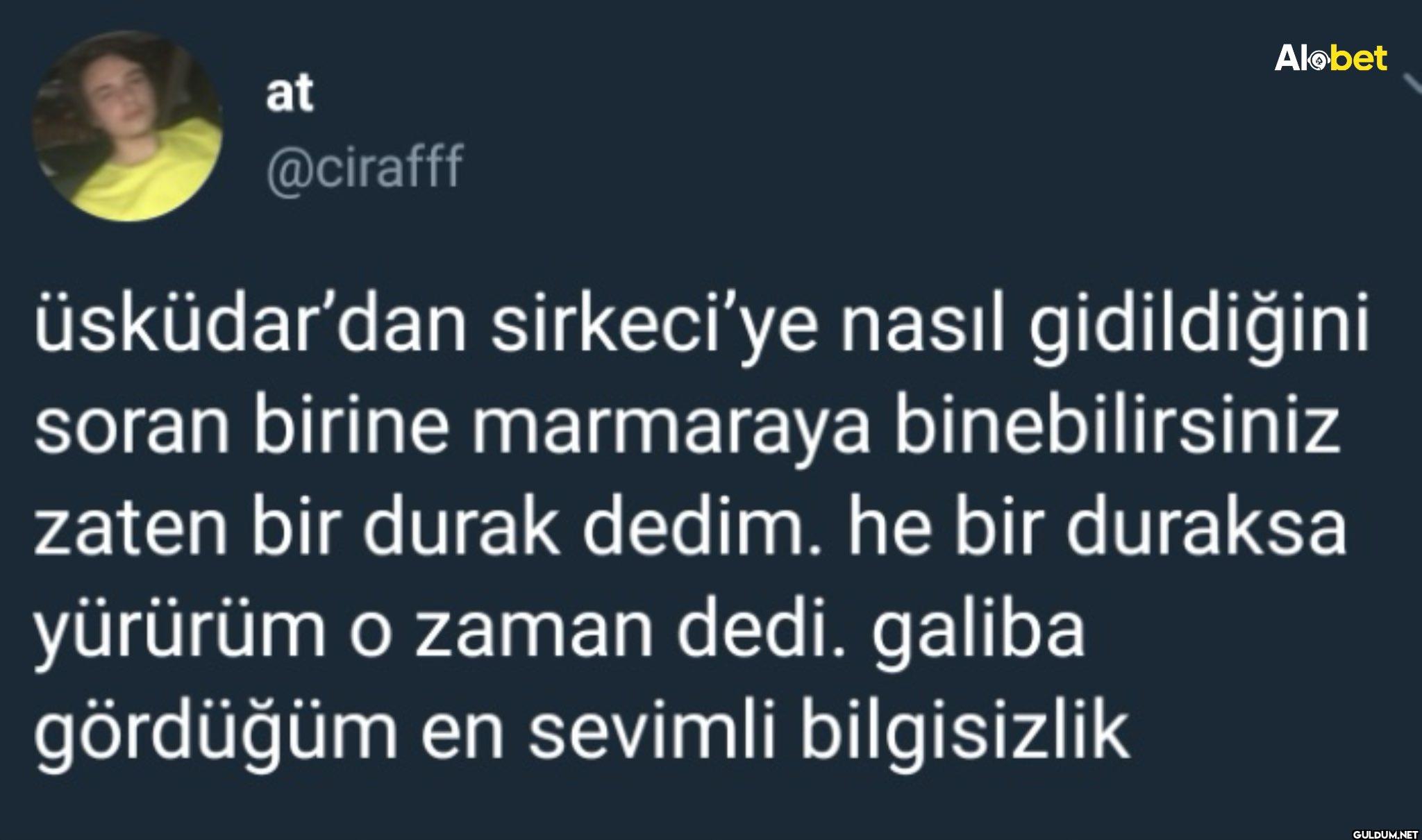 üsküdar'dan sirkeci'ye...