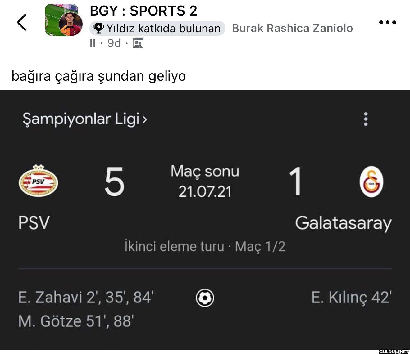 Fazla hızlılar      PSV 5...