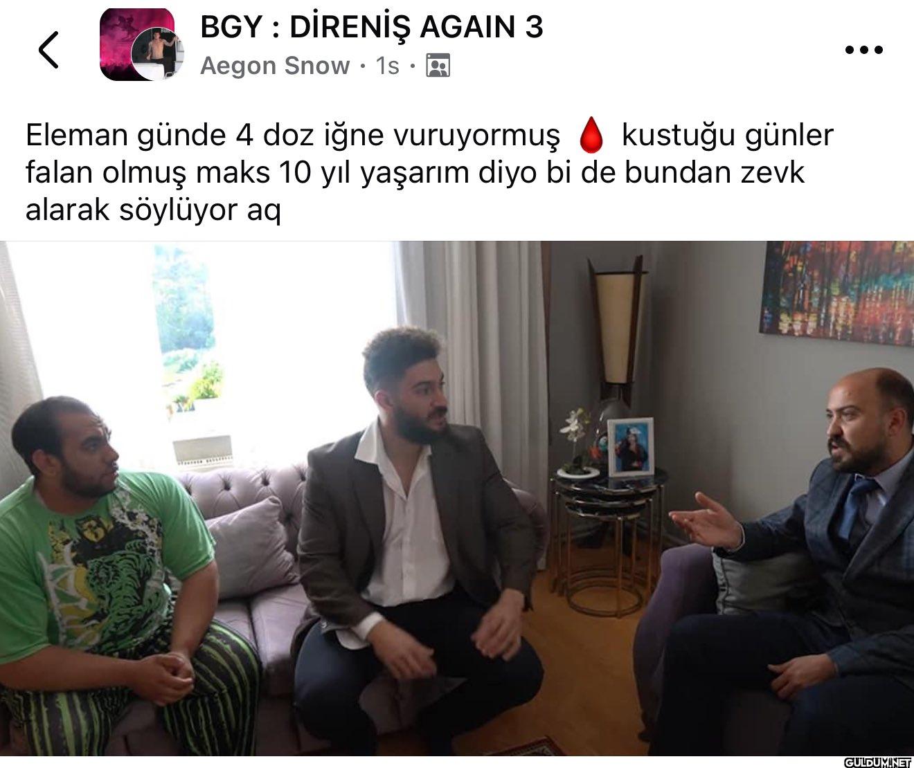 Ne yapıyorsunuz oğlum siz ...