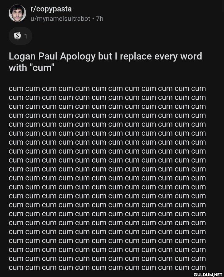 r/copypasta...