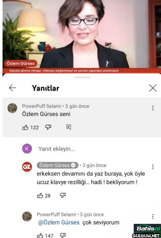 Özlem Gürses Kanala abone...