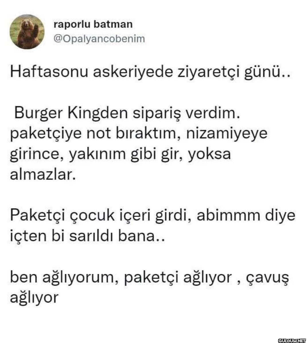 Haftasonu askeriyede...