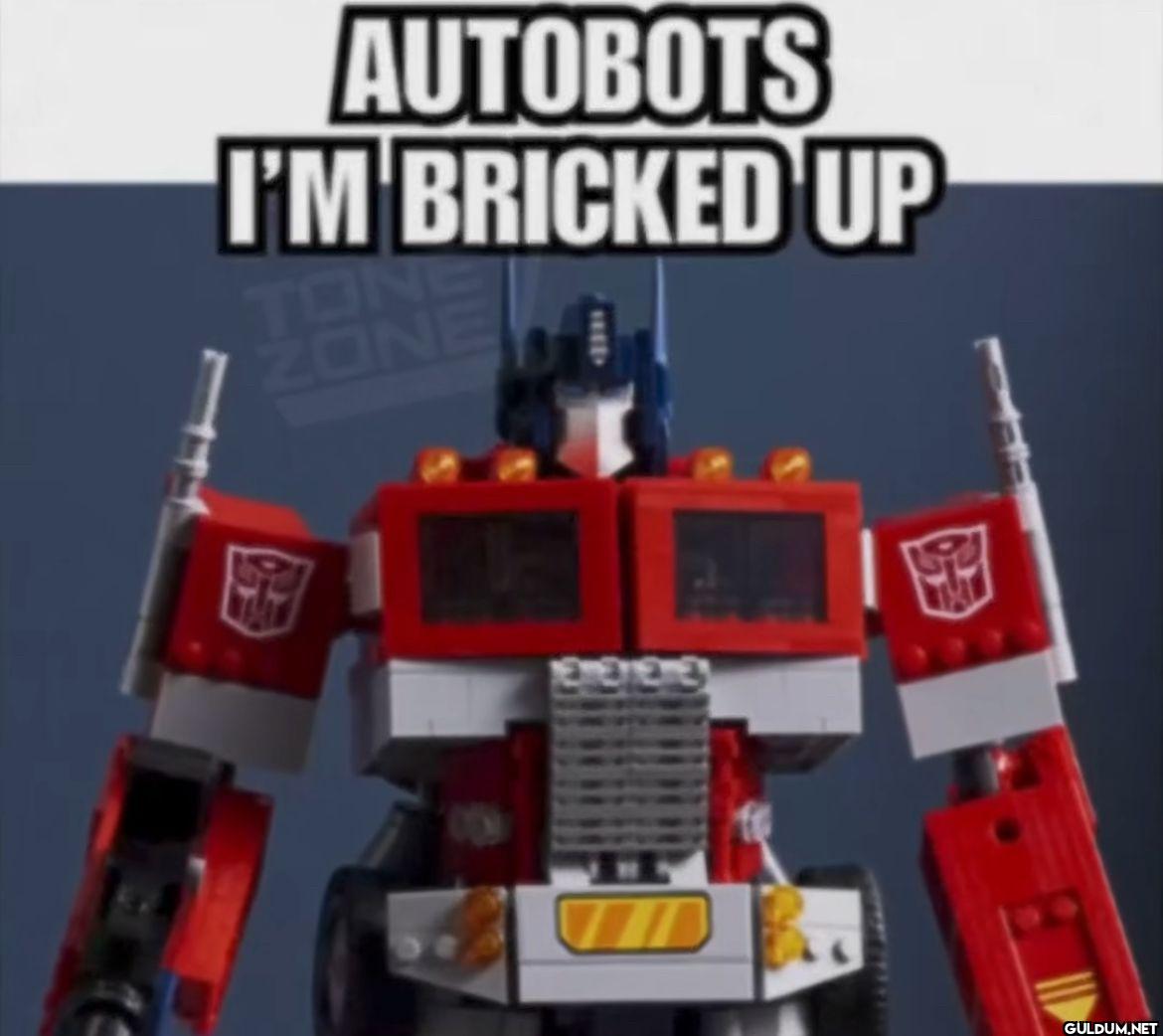 AUTOBOTS I'M BRICKED UP