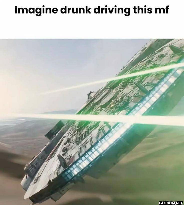 Imagine drunk driving this mf