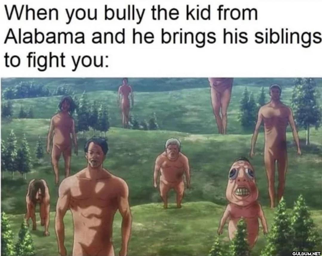 When you bully the kid...