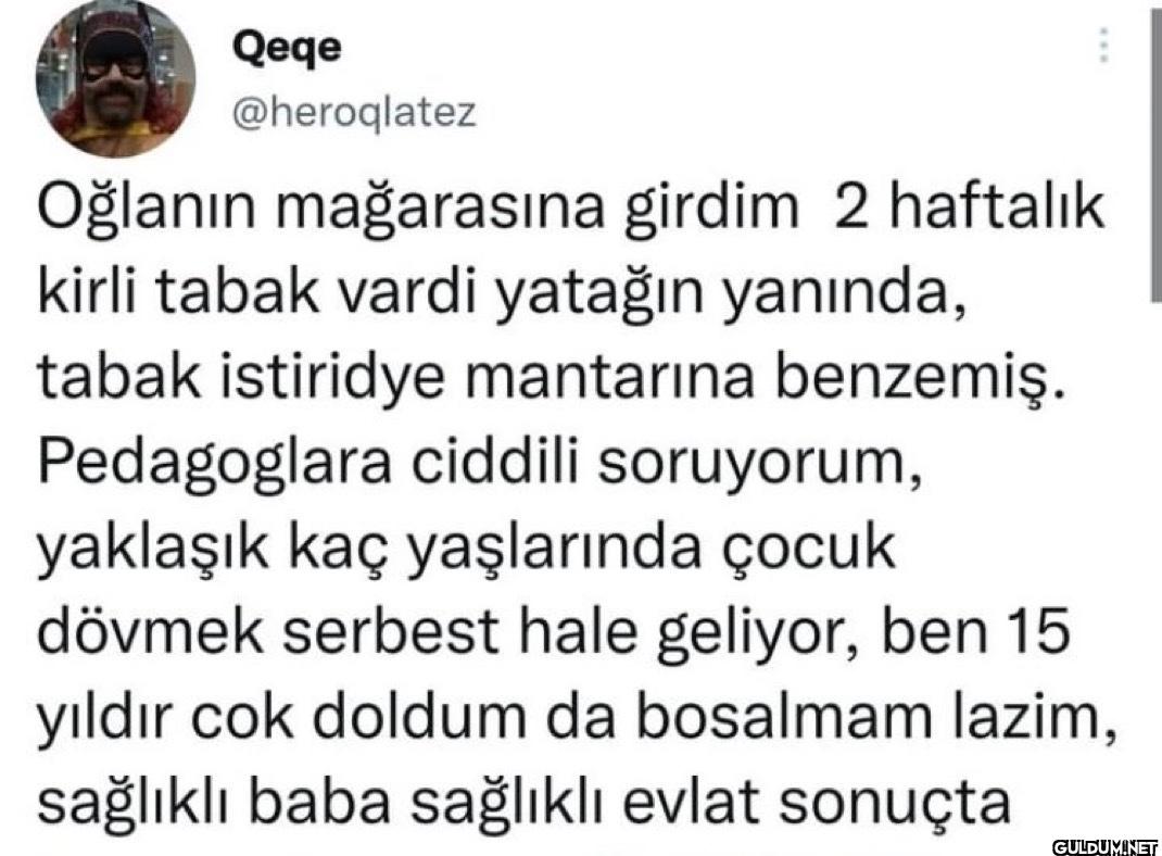 Oğlanın mağarasına girdim...