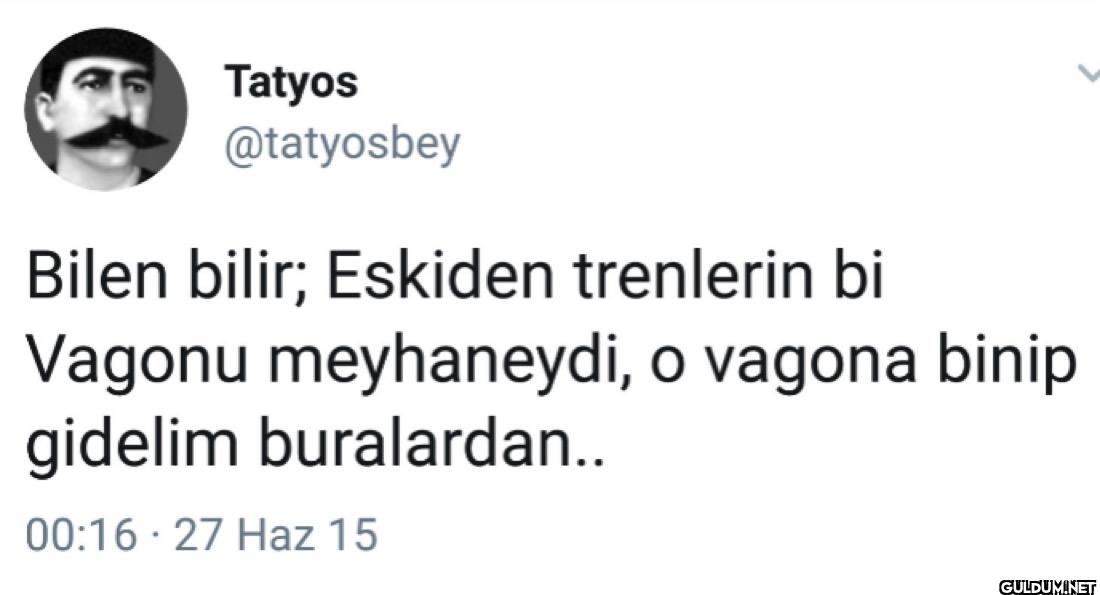 Bilen bilir; Eskiden...
