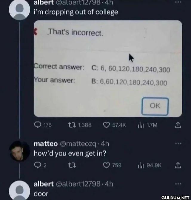4h i'm dropping out of...