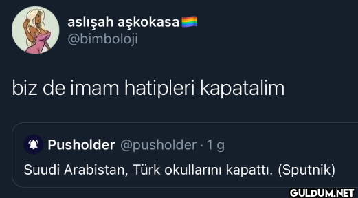 biz de imam hatipleri...