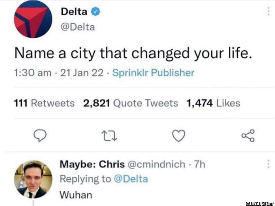 Name a city that changed...