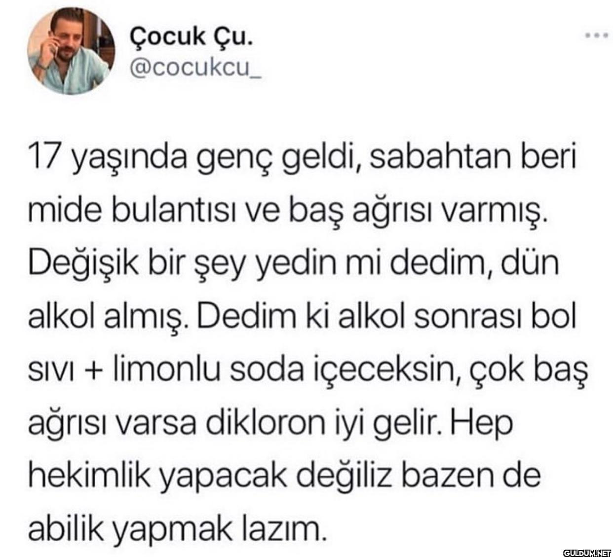 17 yaşında genç geldi,...