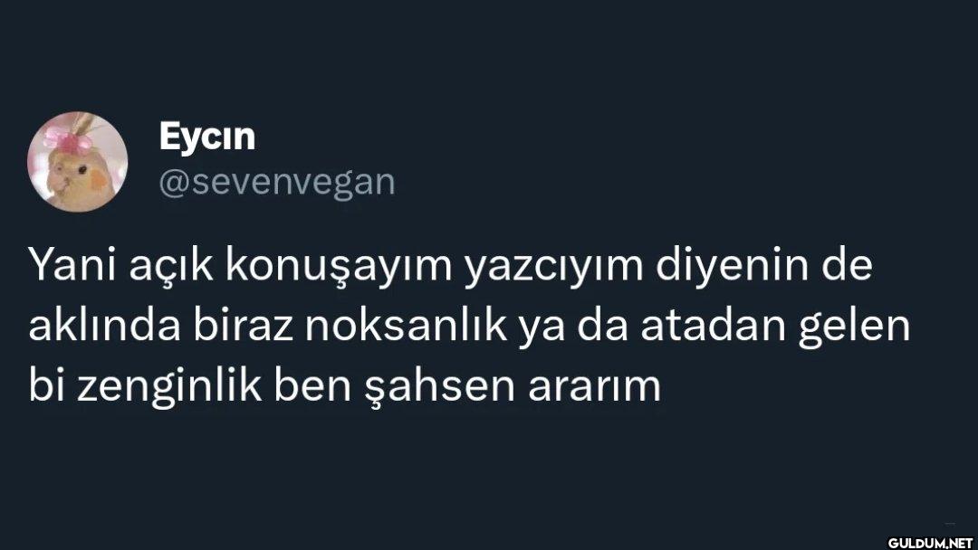 Yani açık konuşayım...