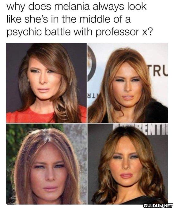 👀    why does melania...