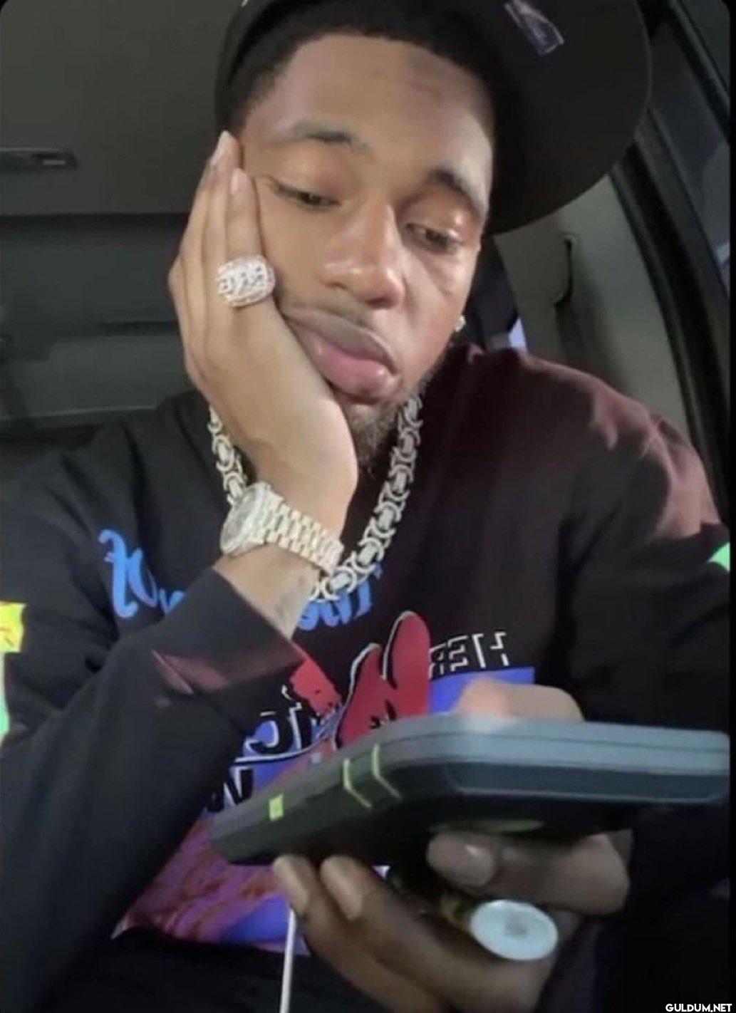 me on my dry ass phone...