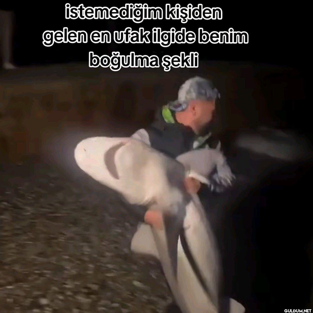 istemediğim kişiden gelen...
