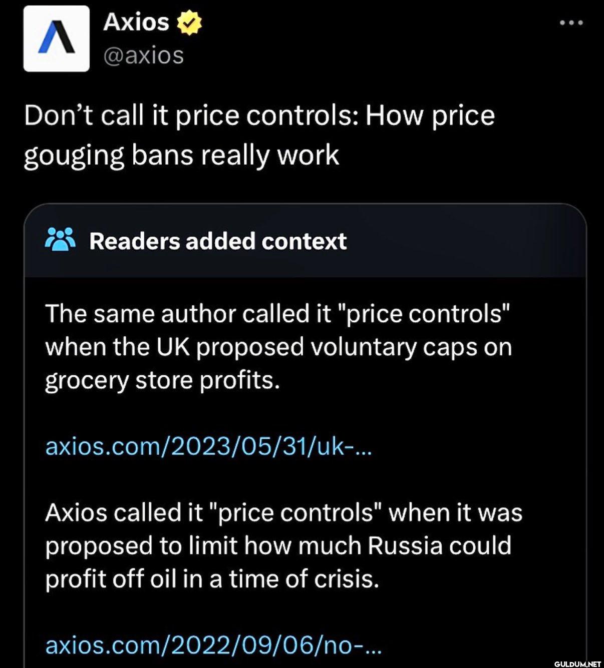 Don't call it price...