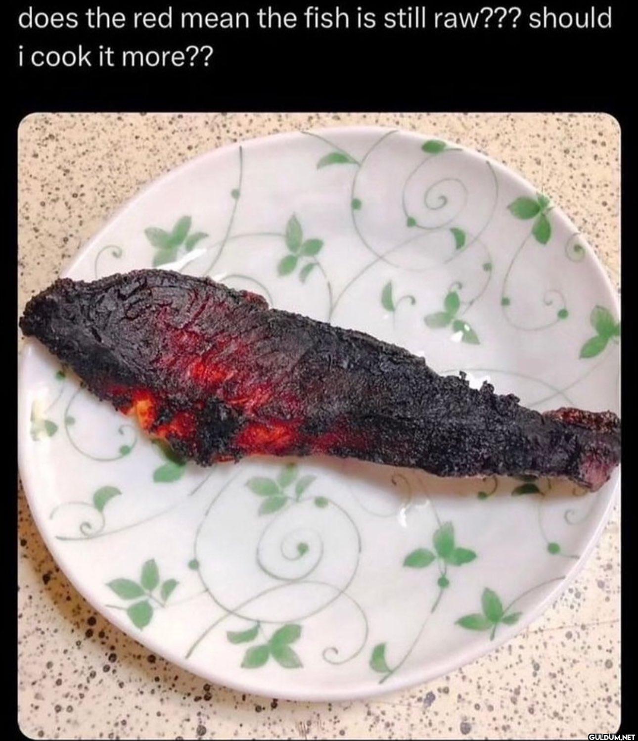 does the red mean the fish...