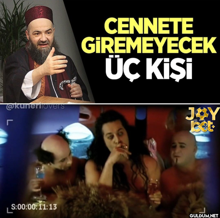 L CENNETE GİREMEYECEK ÜÇ...