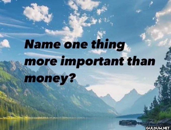 What’s that one thing?   ...