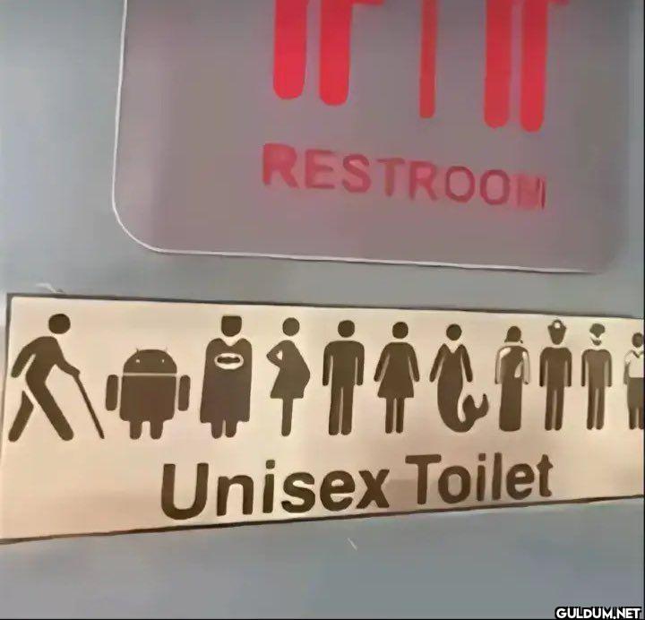 RESTROOM Unisex Toilet