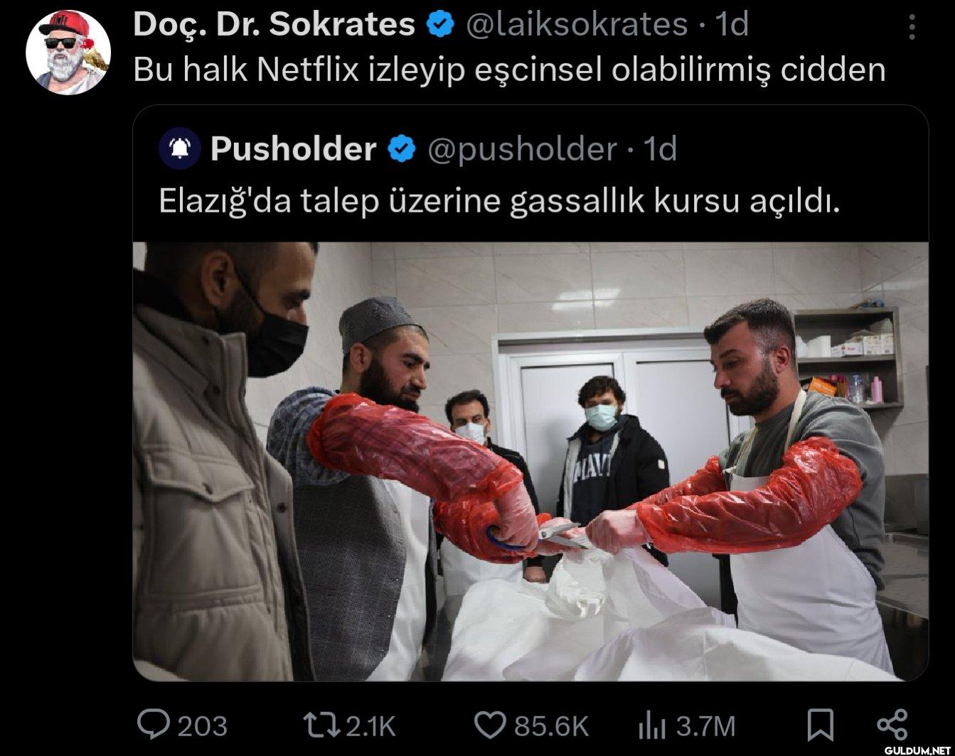 1d Bu halk Netflix izleyip...