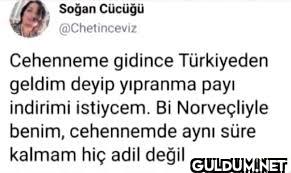 Cehenneme gidince...