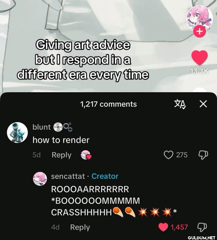 Giving art advice but I...