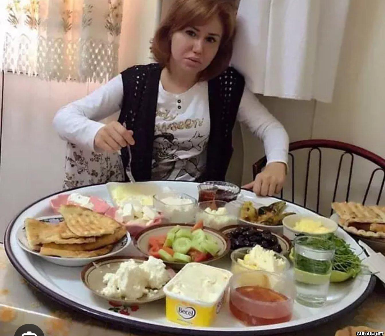 ceylan kahvaltı sofrası...