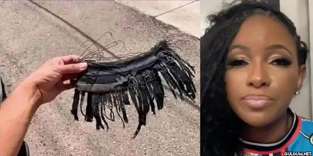 Found Jasmine Crockett’s eyelash