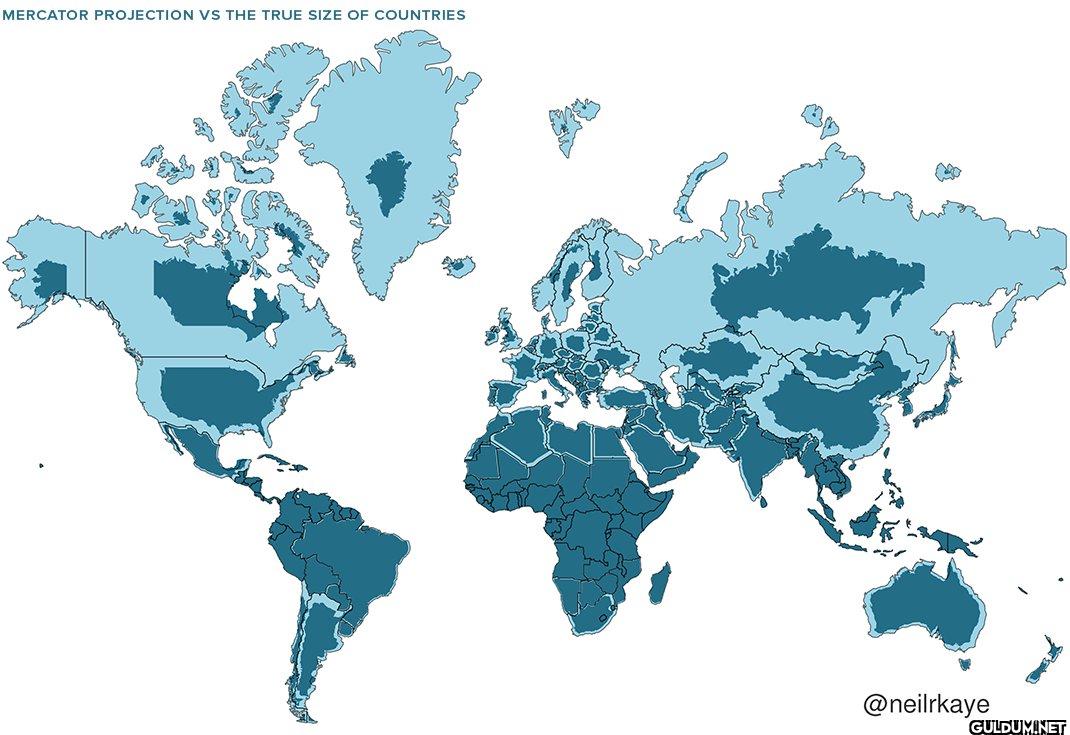 5. Light blue is a map as...