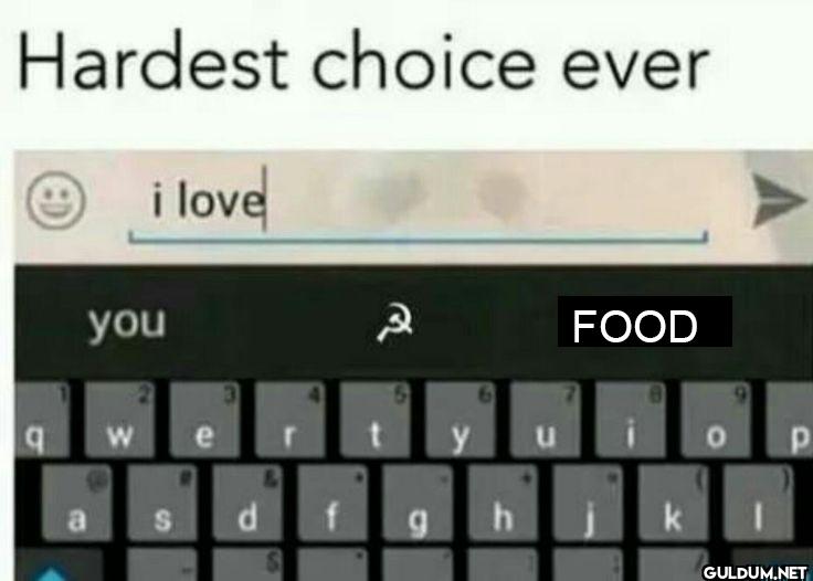 easiest*    Hardest choice...
