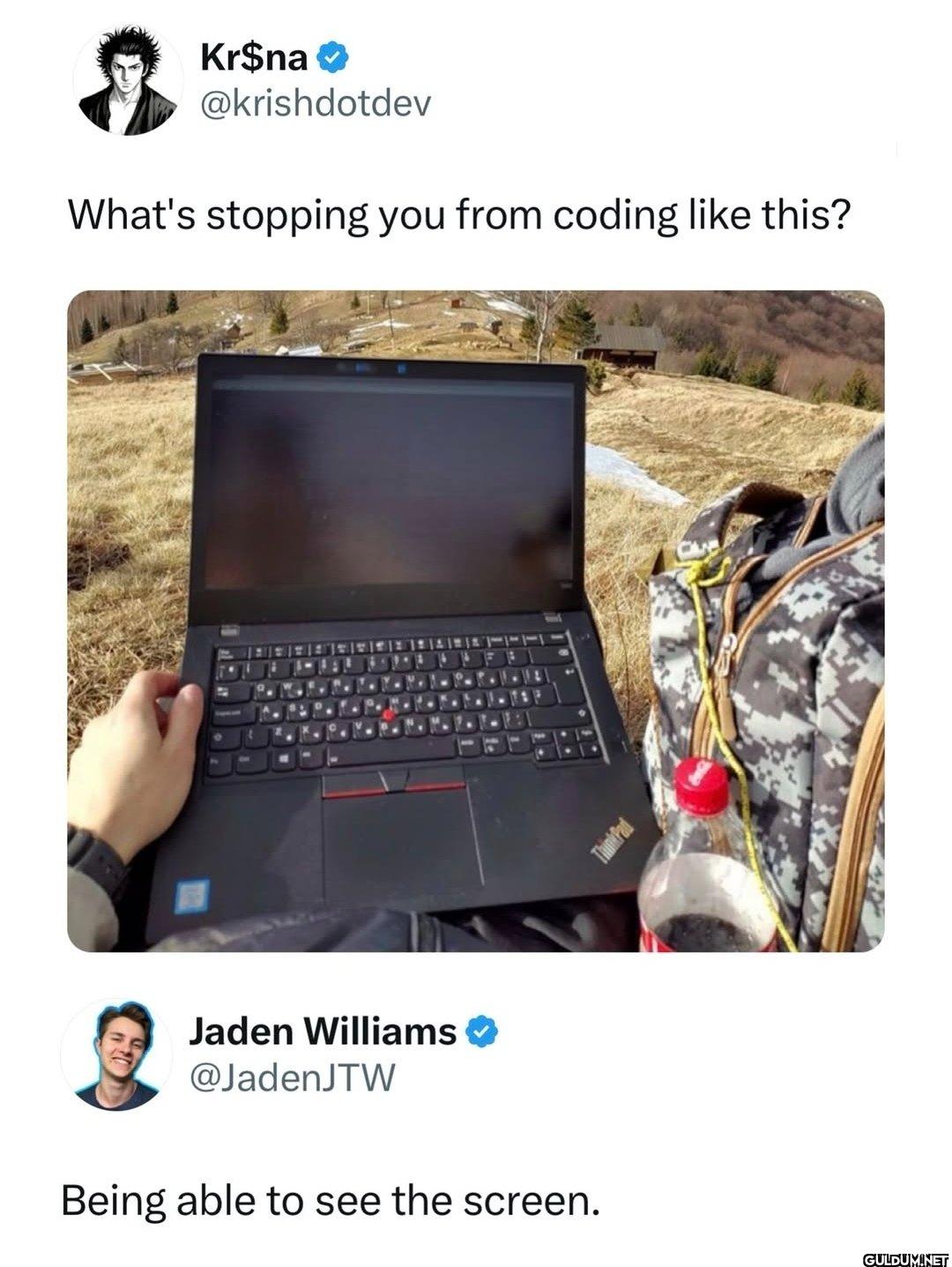 What's stopping you from...