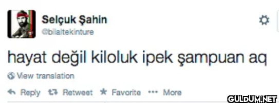 hayat değil kiloluk ipek...