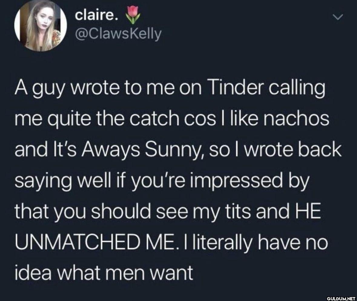 A guy wrote to me on...