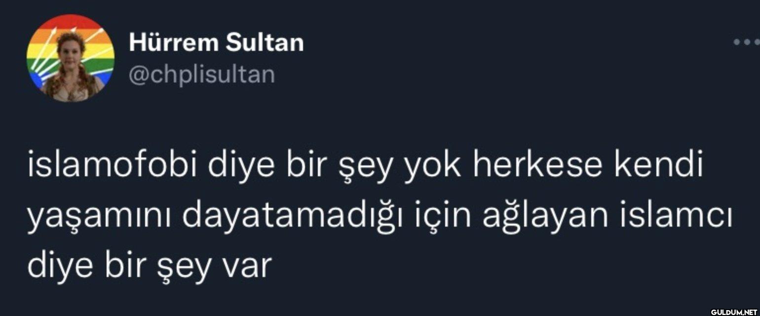 islamofobi diye bir şey...