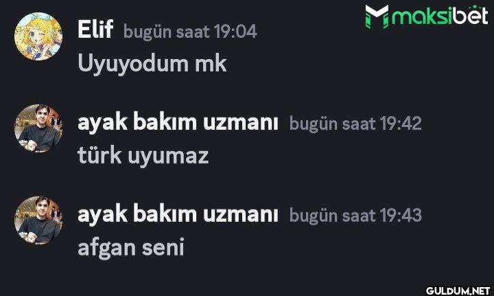 maksibet Elif bugün saat...