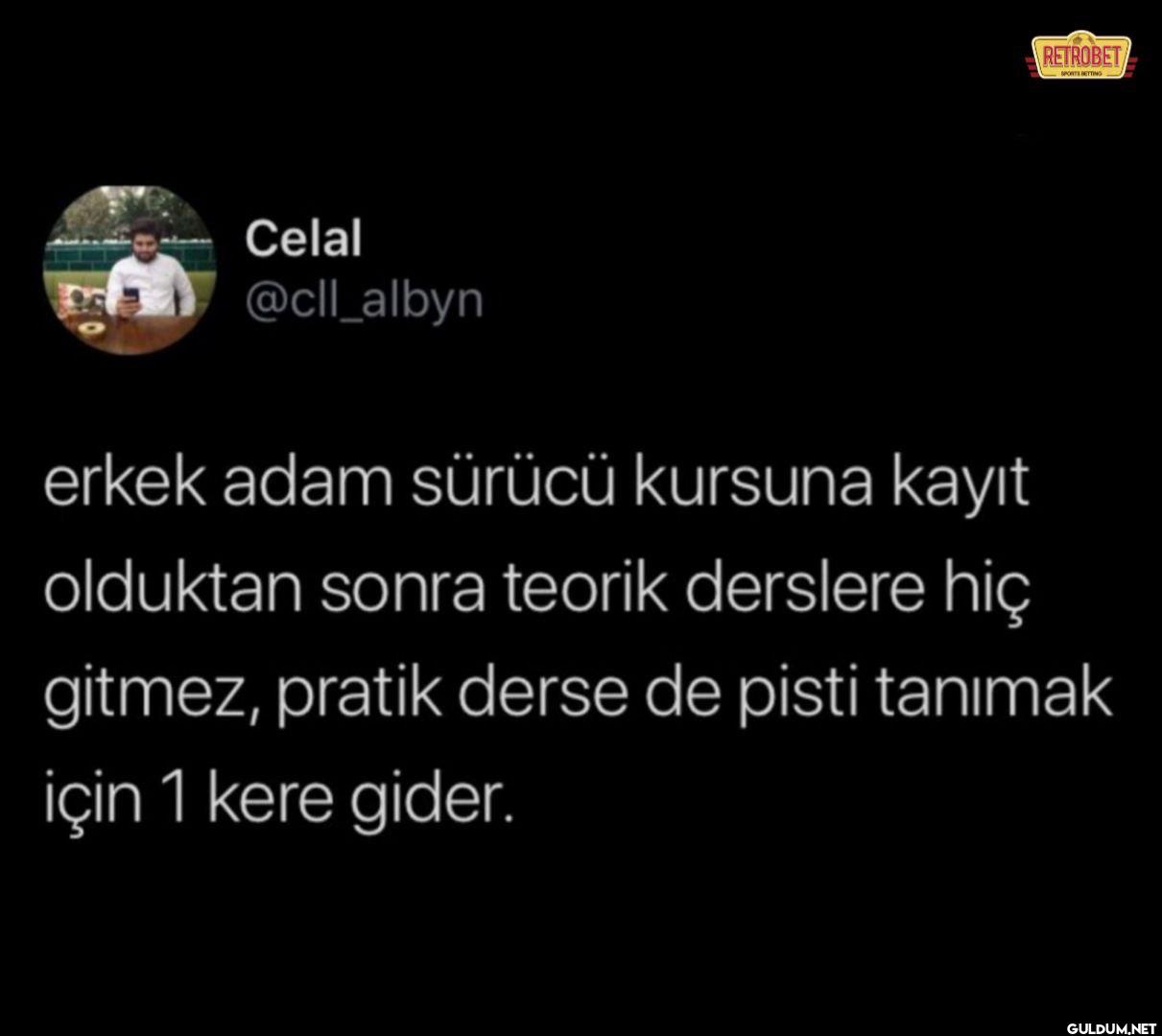 erkek adam sürücü kursuna...