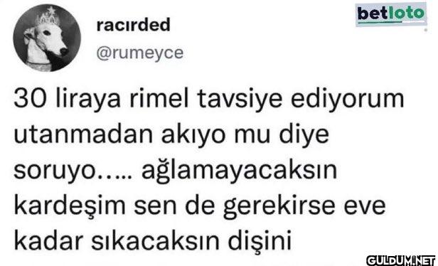 30 liraya rimel tavsiye...