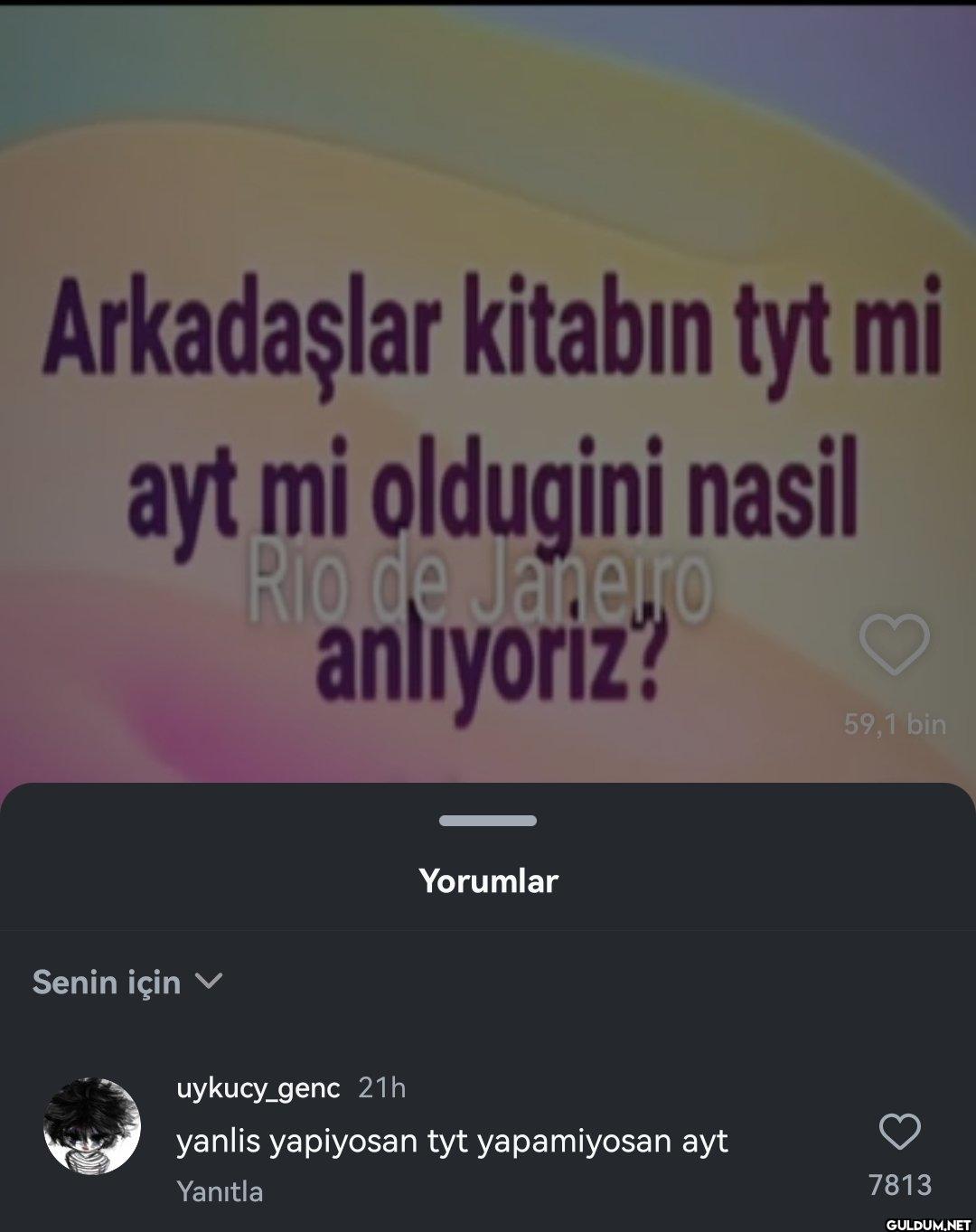 Arkadaşlar kitabın tyt mi...