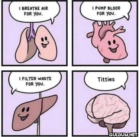 I BREATHE AIR FOR YOU. I...