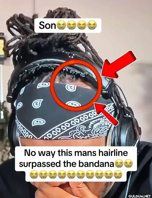 Son No way this mans...