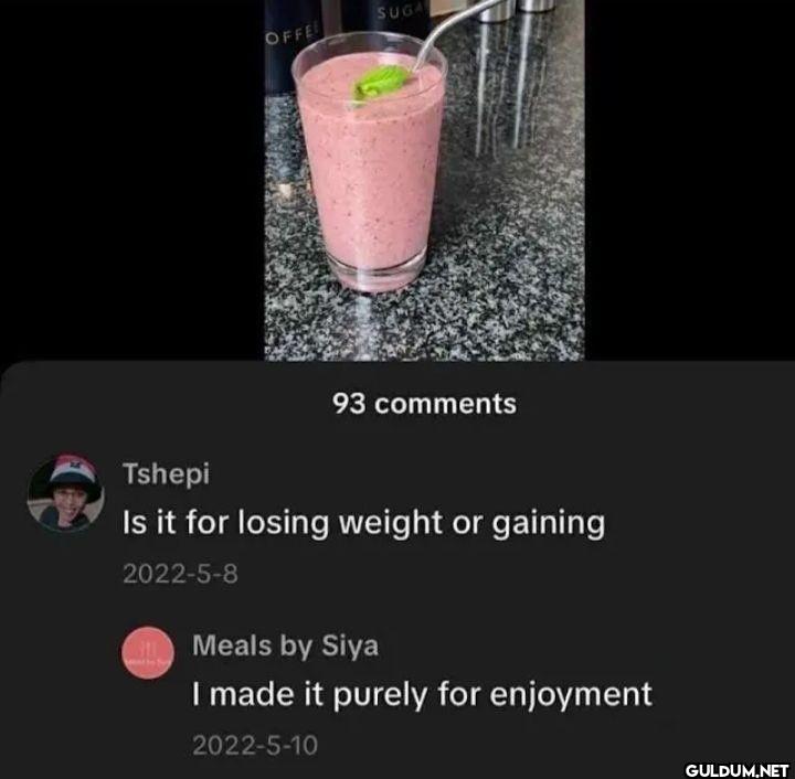 OFFE SUGA 93 comments...