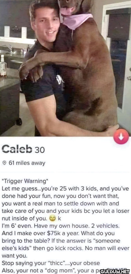 Damn.    Caleb 30 61 miles...